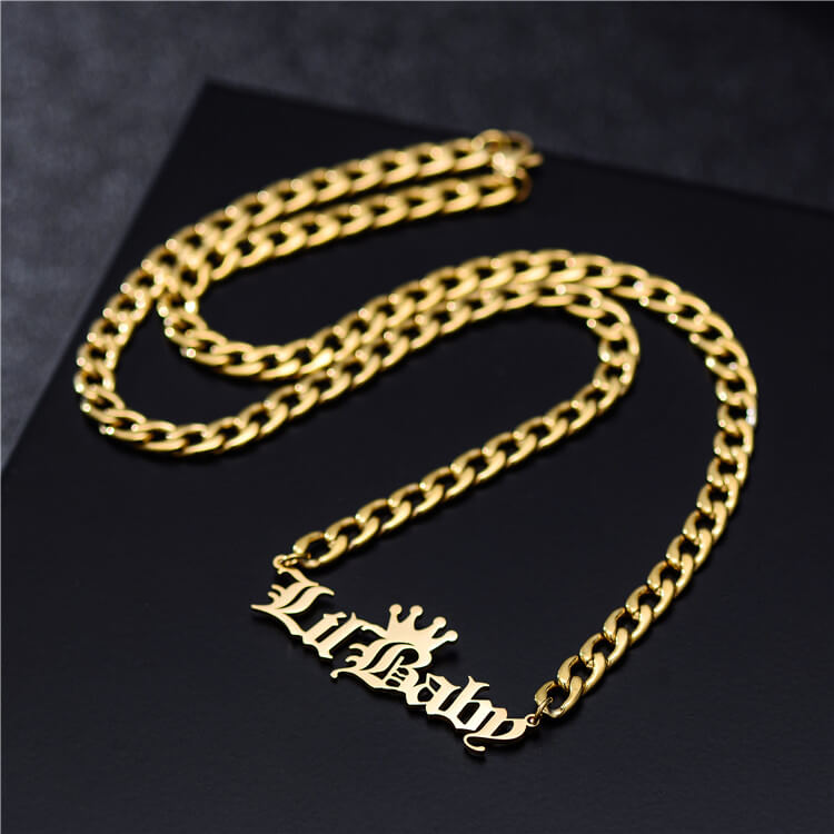 Lilbaby thicker name necklace