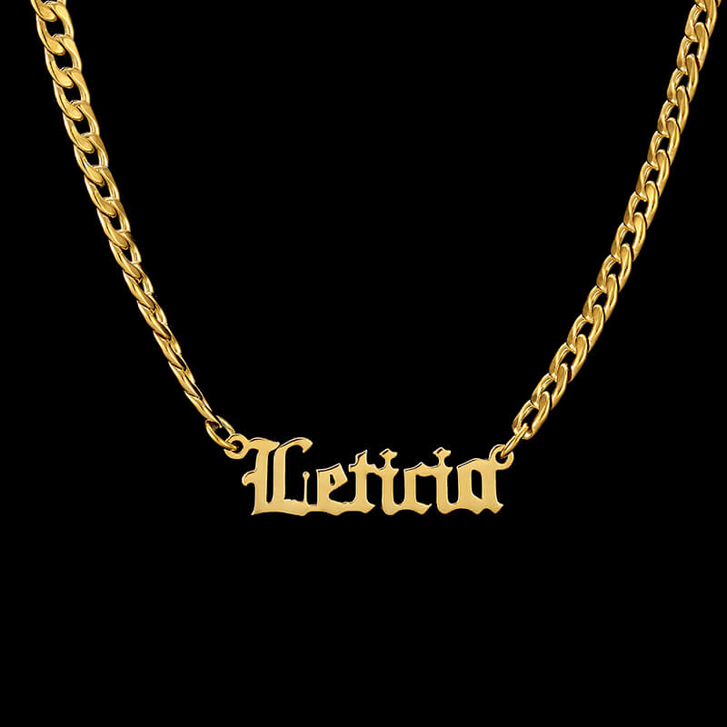 custom cuban name necklace