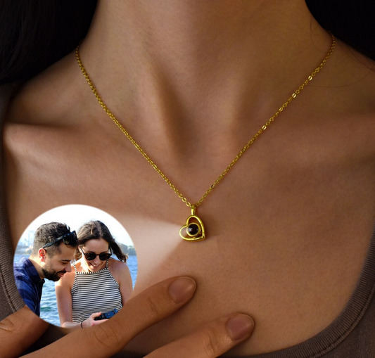 Personalized Projection Photo Necklace